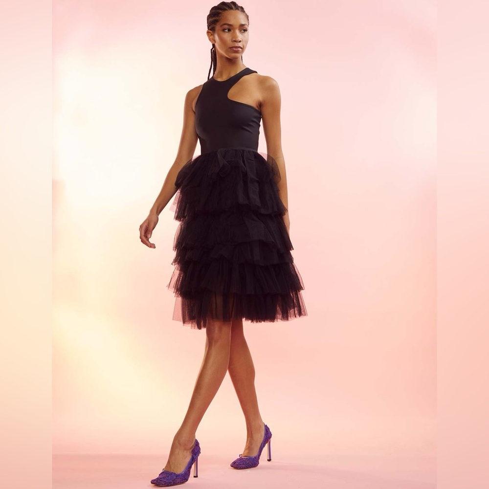 CYNTHIA ROWLEY Prima Tulle Mini‎ Dress - Black
$425